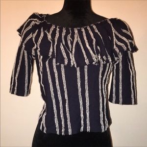 Banana Republic off the shoulder shirt XS